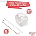 Valentines Day Decoration Set - Pack of 21 | Red Heart Garland for Valentines Day Decor | Red and White Paper Pompoms with Latex Balloons for Valentines Day Office Decorations | Valentine Decorations