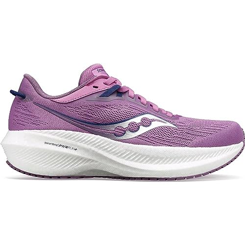 Saucony Women's Triumph 21, Grape/Indigo, 5 at Amazon