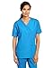WonderWink Womens Origins Bravo V-Neck Top Medical Scrubs Shirt, Malibu Blue, Medium US