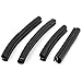 uxcell A15061600ux0614 4 Pack Car Sealed Strip Door Guard Buffer Black 4pcs 4 Pack