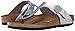 Birkenstock Women's GIzeh Thong Sandal, Silver, 39 N EU/8-8.5 2A(N) US