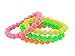 Zivyes 80s Fancy Dress Costume Accessories for Women Neon Earrings Leg Warmers Gloves