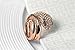 TIDOO Jewelry Fashion Rose Gold Plated Green Eyes Snake Ring Genuine Austrian Crystal Rings (8)