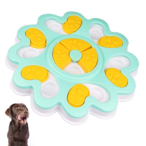 【2021 Upgraded】 Dog Puzzle Toys for Puppy Treat Training, Interactive Dog Toys for Pet, Cat