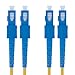 BEYONDTECH SC to SC Fiber Patch Cable Single Mode Duplex - 1m (3.28ft) - 9/125um OS1 LSZH PureOptics Cable Series