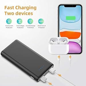 SWEYE Power Bank, 26800mAh Ricarica Rapida Caricabatterie Portatile Potente Batteria Esterna con 2 uscite e LED luci per… - immagine 6
