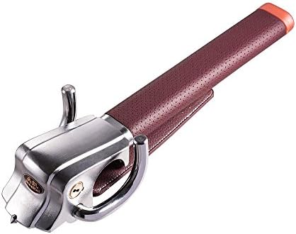 Elecrelive Car Steering Wheel Lock Foldable Top Mount Steering Wheel Anti Theft Security Airbag Lock with Safety Hammer (Style 4)