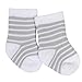 Gerber Baby 6-Pair Wiggle Proof Sock, Elephant Dream, 0-3 Months