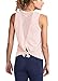 FALLINLOVE Womens Yoga Tops Mesh Activewear Workouts Clothes Fitness Shirts Sexy Open Back Sports Tank Tops
