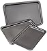 Amazon Basics 3-Piece Baking Sheet Set
