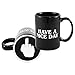 BonBon Have A Nice Day Coffee Mug Middle Finger Funny Cup for Milk, Juice, Tea, Coffee (Black) …