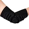LIOOBO Fietsen Elleboog Pad Comfortabele Elleboog Bescherming Supportor Elleboog Guard voor Fietsen Rijden Sport Zwart