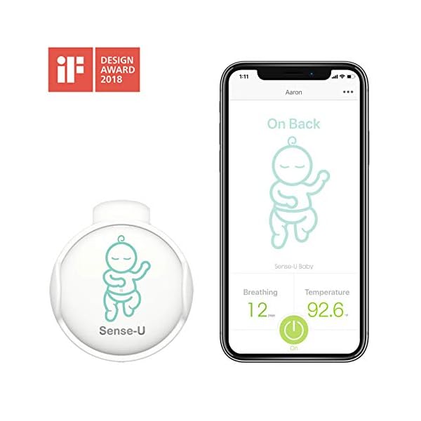 Baby Monitor SenseU Monitors Breathing Movement and Feeling