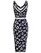 MUXXN Women's 1950s Retro Vintage Cap Sleeve Coaktail Swing Dress