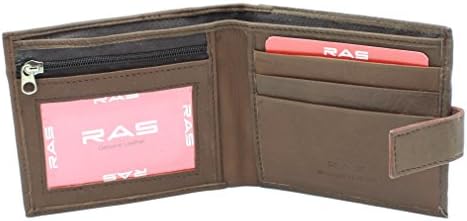 Women's New Real Soft Leather Bifold Wallet With A Zip Coin Pocket