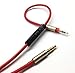 NewFantasia audiocab158 Replacement Cable and Remote Mic for iPhone iPod iPad to Sennheiser Momentum Headphone, Red