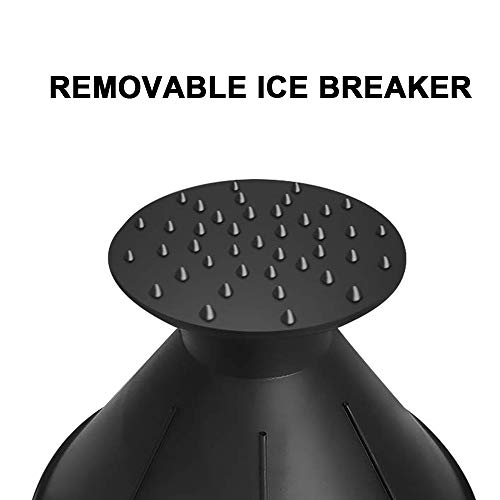 image for Modern Car Windshield Ice Scraper Round, Magic Cone-Shaped Snow Remova