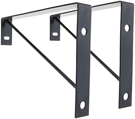 Metal brackets to fix hang projection screen separated from the wall by CableMarkt