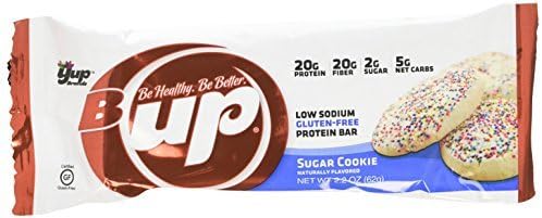 YUP Brands B-Up Protein Nutritional Bar, Sugar Cookie, 2.2 Ounce by YUP Brands