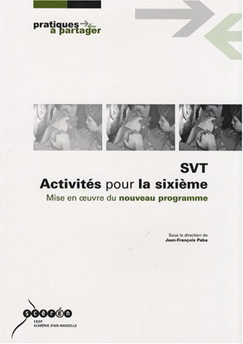 SVT, activités pour la sixième