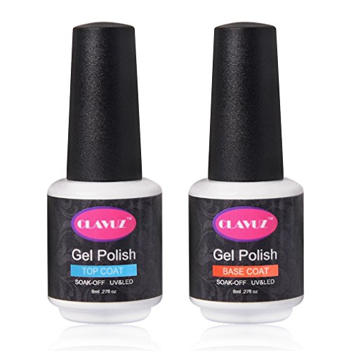 CLAVUZ Gel Nail Polish Set Soak Off Color Changing UV Gel Nail Manicure with Top and Base Coat Nail Art New Starter Kit 12pcs - Thumbnail 3