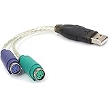 HENGSHENG USB to PS2 Keyboard and Mouse Converter