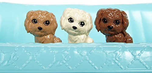 Barbie Newborn Pups Doll & Pets Playset, Blonde