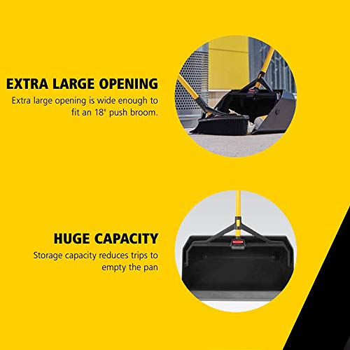 Rubbermaid Commercial Maximizer Heavy Duty Stand Up Debris/Dust Pan