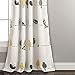 Lush Decor Rowley Birds Light Filtering Window Curtain Panels, Pair, 52