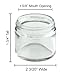 Pinnacle Mercantile 2 oz Glass Jars Containers Spice Straight Sided with White Metal Lids 24 ct case
