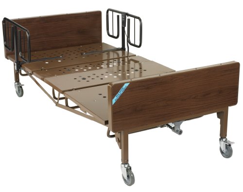Drive Medical Heavy Duty Bariatric Hospital Bed, Brown, 42"