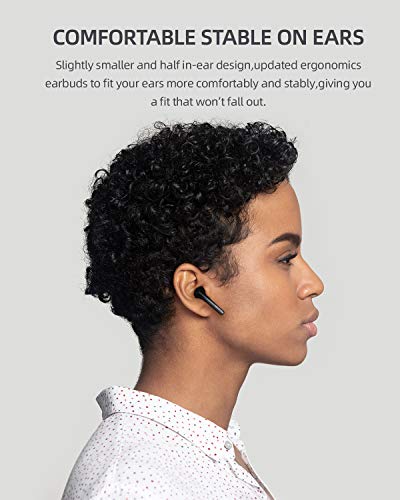 GIEC Bluetooth Earbuds with 24H Playtime DSP Noise Cancelling Wireless Earbuds with LED Display Bluetooth Earphones with Charging Case Bluetooth 5.0 Headset with Mic Wireless Earphones for Phone