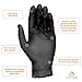 Superior Black Nitrile Gloves, Latex Free Glove, Disposable Gloves, Powder Free, Ultra Thin 3.5 mil Thickness, 9