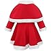 YiZYiF Baby Girls Christmas Santa Claus Fancy Dress with Shawl Hat Outfit Set