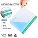 Reusable Food Storage Bags, Nomeca 5 Pack Extra Thick BPA-FREE PEVA Ziplock Sandwich Bag, Airtight Leakproof Freezer Safe Bags for Lunch, Meal Prep, Snack, Liquid, Fruit, Sous Vide - 3 Large 2 Small