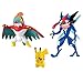 Pokemon Pikachu Eevee Vaporeon Jolteon Flareon Action Figure Toy Pack