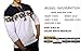 LOGEEYAR Men's Casual Slim Fit Long Sleeve Color Block Printing Henley T-Shirts Z-White
