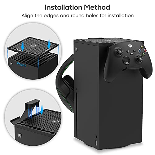 Dust Cover Controller Mount for Xbox Series X 2 in 1 Game Accessories