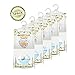 ZSPENG 5 Pack Moisture Absorber & Max Odor Eliminator Hanging Bag, 220g Dehumidification Bag for Closets, Bathrooms, Laundry Rooms, Pantries, Storage