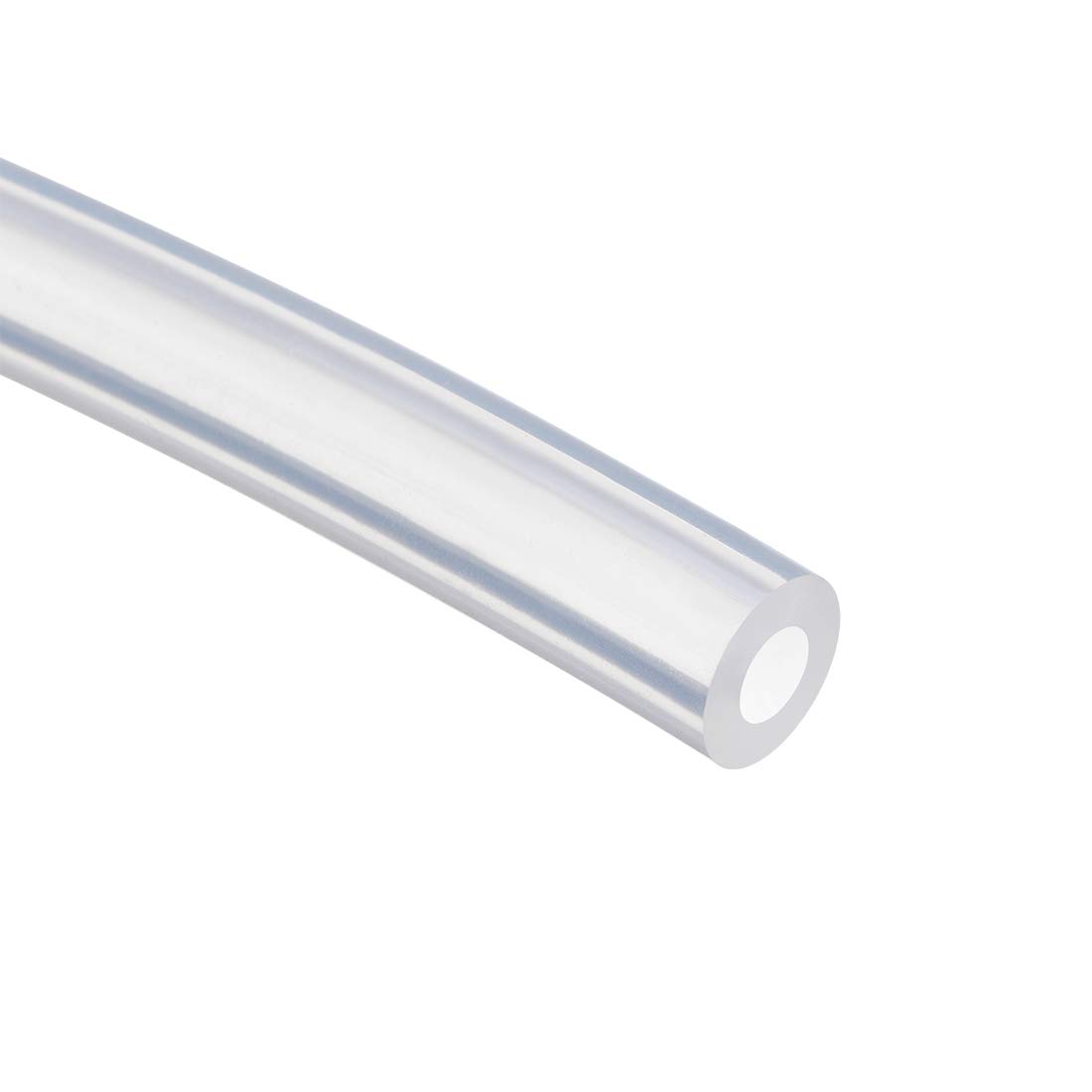 sourcing map Silicone Tubing 6.4mm ID x 11.4mm OD 1m Flexible Silicone Rubber Tube Air Hose Clear