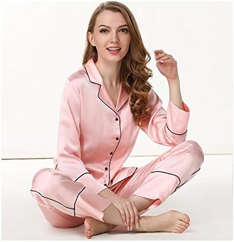 ملابس نوم حرير نسائي طويل مريح amazon ae