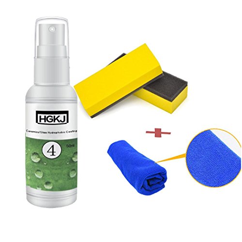 Lavany Headlight Glass Restoration Kit,Car Liquid Ceramic Super Hydrophobic Car Paint Coating Protecter Coat Renewal Kits Accessories (A◆50ML)