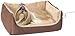 K&H Pet Products Thermo-Pet Cuddle Cushion Heated Pet Bed Mocha 14
