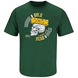 Green Bay Football Fans. Green and Gold Until I'm Dead and Cold. Forest Green T-Shirt