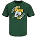 Green Bay Football Fans. Green and Gold Until I'm Dead and Cold. Forest Green T-Shirt