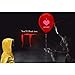 Stephen King's It Surprise Party Decorations Balloons I Love Derry Halloween Cosplay Party Perfect Horror Props Supplies for Matching Outfits 12inch Red Balloons[25pcs]