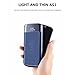 Quslly 20000 mAh Portable Power Bank with 2 USB ports Mobile charger External battery backup Large capacity power supply for iPhoneX 8 7 6s 6 Plus 5s 5 Samsung mobile phone Android equipment (Blue)
