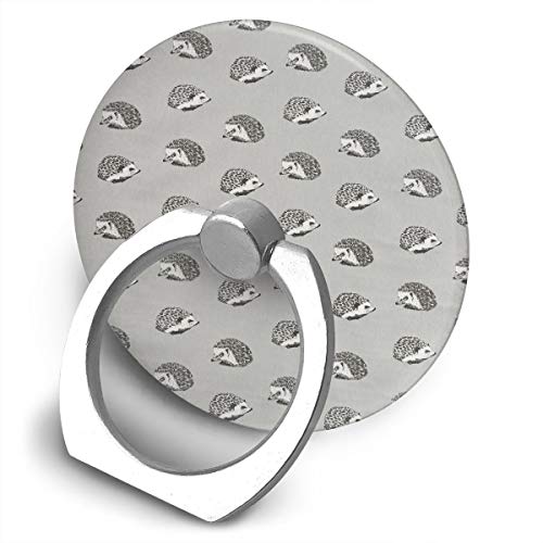 Cell Phone Finger Ring Holder Hedgehog Pattern 360 Degree Rotating Stand Grip Mount Phone Bracket