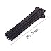 Aosome 12pcs Dreadlock Extension Full Handmade Brown Synthetic Hair Extension, 30cm/12in