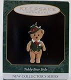 Teddy Bear Style 1997 Hallmark Mini Ornament